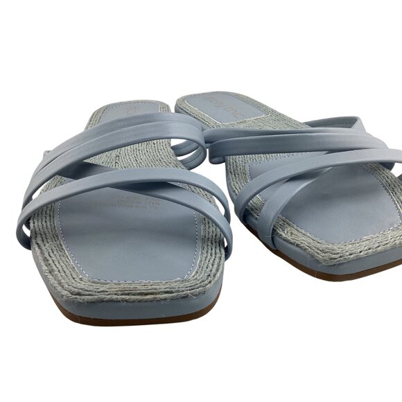 City‎ Chic Womens Delia Slide Blue Size 8-8.5 39 NWB Espadrille Sandals Strappy - Picture 6 of 7
